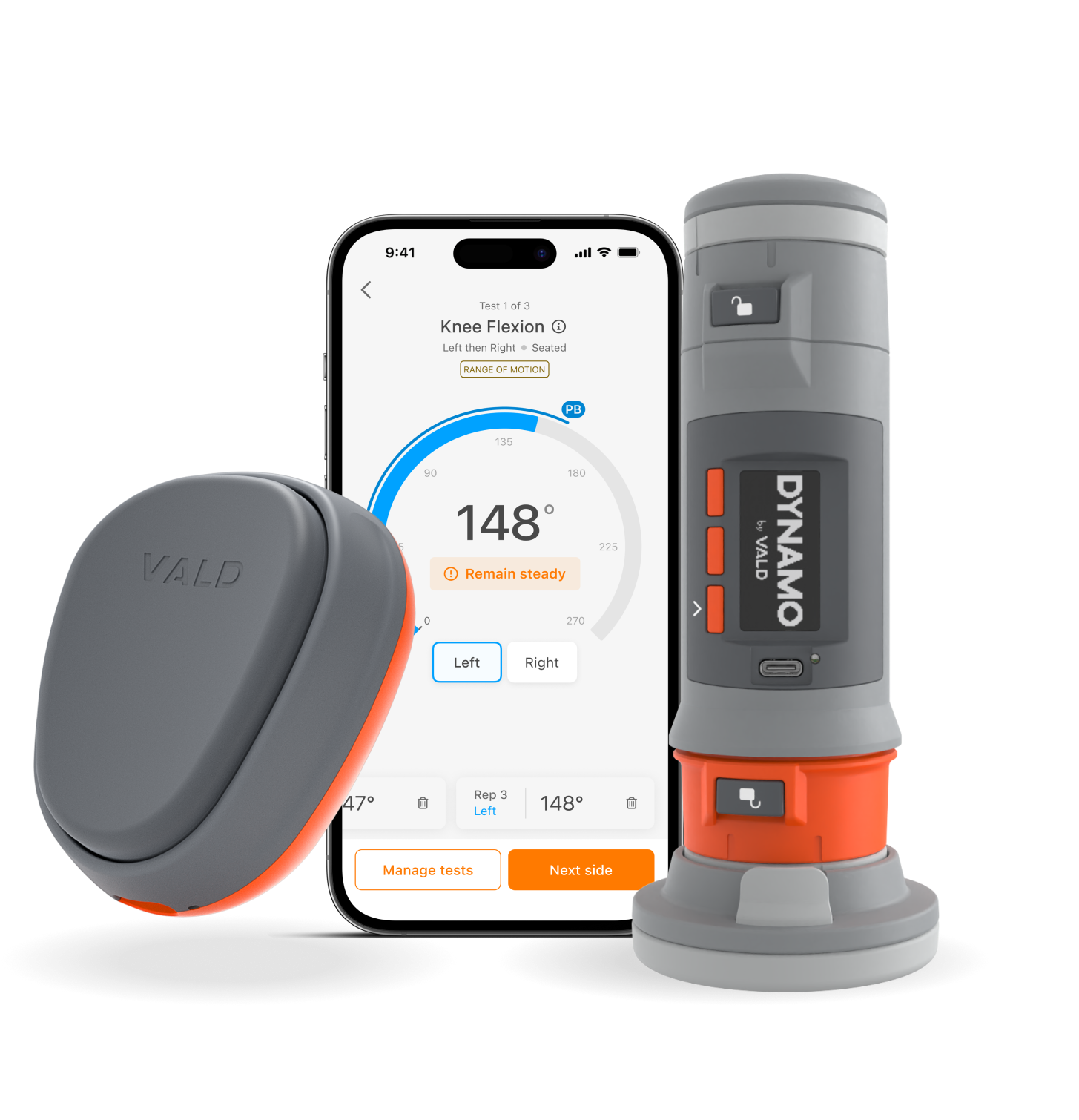 VALD DYNAMO Handheld Dynamometer mit App